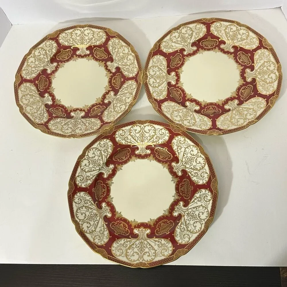 Rosenthal Ivorna Bavaria Porcelain Plates Set of 3